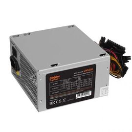  Блок питания ExeGate ES261566RUS-PC 350W UNS350 (ATX, PC, 12cm fan, 24pin, 4pin, 3xSATA, 2xIDE, FDD, кабель 220V) 