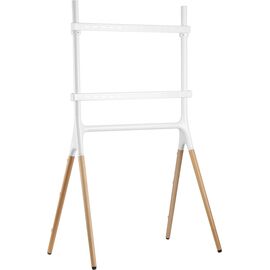  Подставка для телевизора Cactus CS-ST1247WTBCH белый/береза 49"-70" макс.40кг напольный 