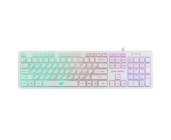  Клавиатура Dialog KGK-17U Gan-Kata (white) игровая с подсветкой 