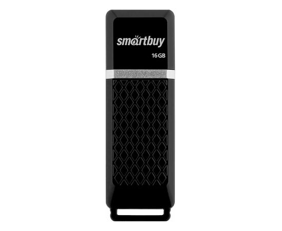  Флэш накопитель USB 16 Гб Smart Buy Quartz (black) 