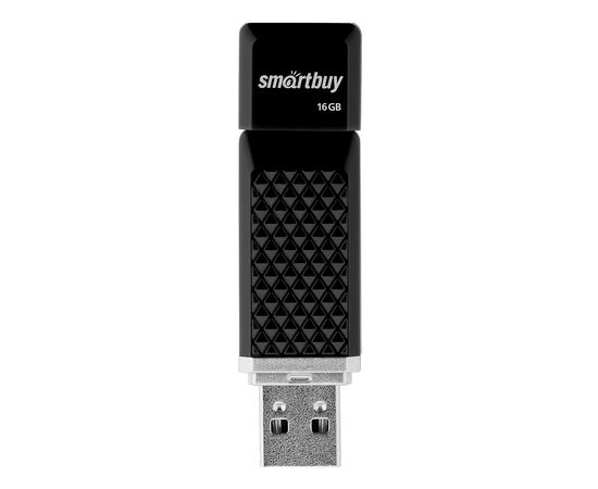  Флэш накопитель USB 16 Гб Smart Buy Quartz (black) 