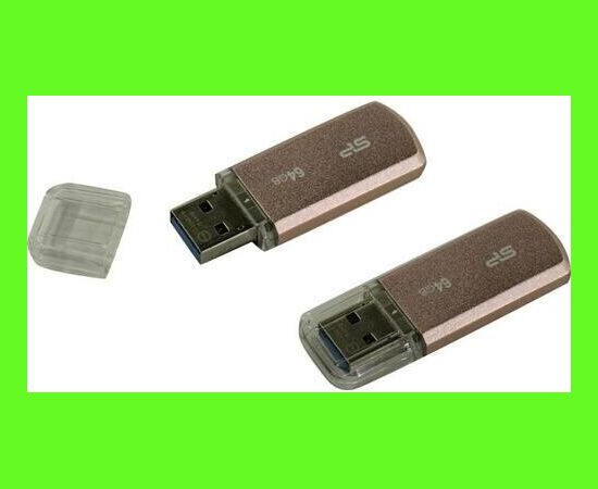  USB-флешка Silicon Power Helios 202 (SP064GBUF3202V1P) 64Gb USB 3.2, Розовое Золото 