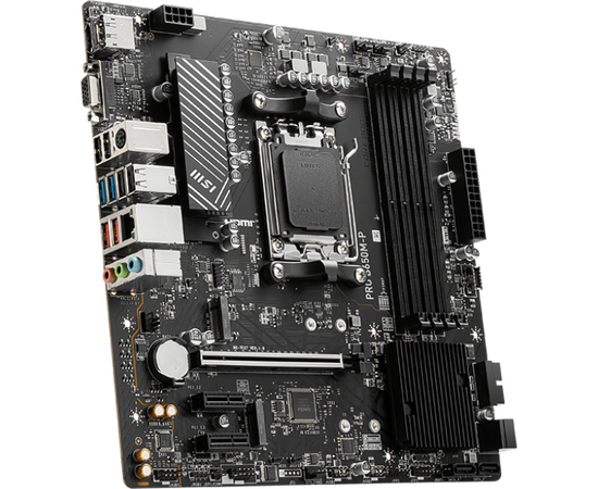  MB sAM5 MSI PRO B650M-P, AMD B650, 4xDDR5 1PCI-Ex16 2PCI-Ex1 2M.2 4SATA3 3USB3.2 Gen2(2A+1C) 4USB3.2 Gen 