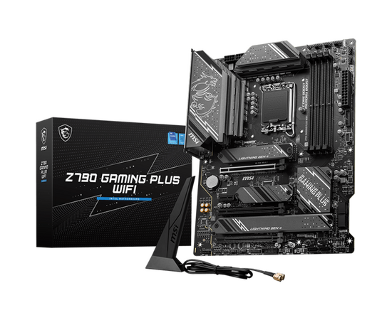  MB s1700 MSI Z790 Gaming Plus Wifi, 4*DDR5, 3*PCIEx16, 1*PCIEx1, 4*M.2, 2*TypeC, 1*USB3.2Gen2, 6*USB3.2Gen1, 8*USB2.0, 6*SATA3.0, 2.5G, DP, HDMI, ATX, RTL 