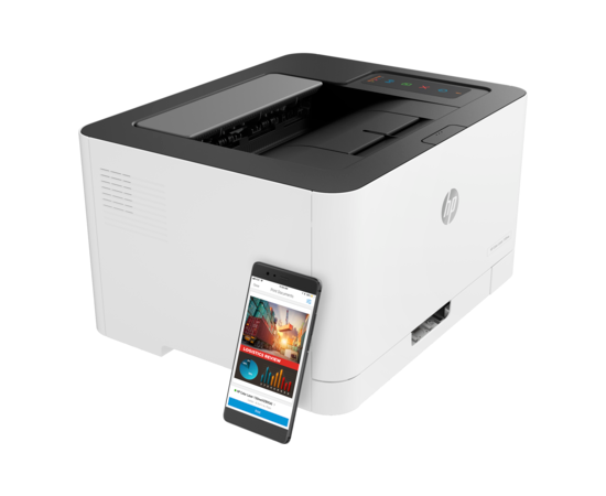  Принтер HP Color Laser 150nw Printer (A4,600x600dpi, (18(4)ppm, 64Mb, USB 2.0/Wi-Fi/Eth10/100,AirPrint, HP Smart,1tray 150, 1y warr, cartridges 700b &500cmy pages in box,repl.SL-C430W ) 