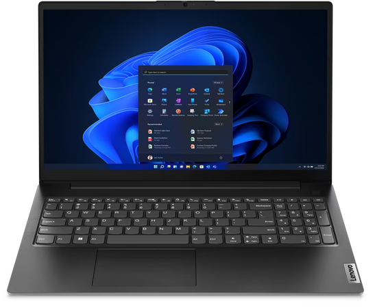  Ноутбук Lenovo V15 G4 AMN (82YU0080UE) 15.6" TN FHD/AMD Ryzen 3 7320U/8Gb/256Gb SSD/VGA int/noOS/black 