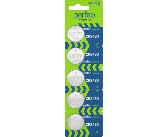  Батарейка Perfeo CR2430/5BL Lithium Cell 