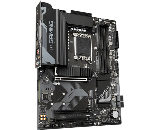  MB s1700 Gigabyte B760 Gaming X, Intel B760, 4xDDR5-4800 МГц, 3xPCI-Ex16, 3xM.2, Standard-ATX 