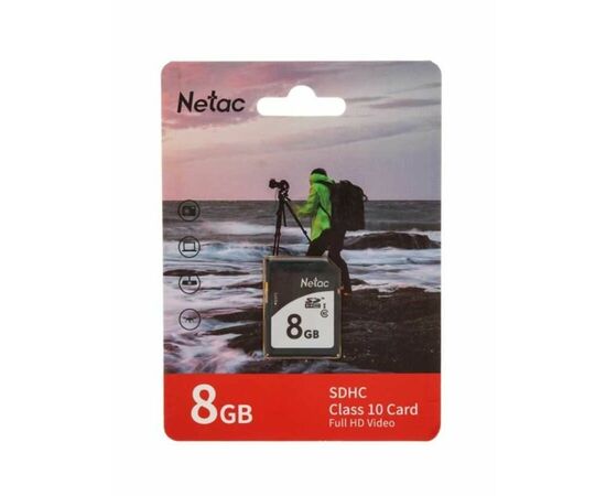  SDHC  8GB  Netac P600 Class 10 (20 Mb/s) 