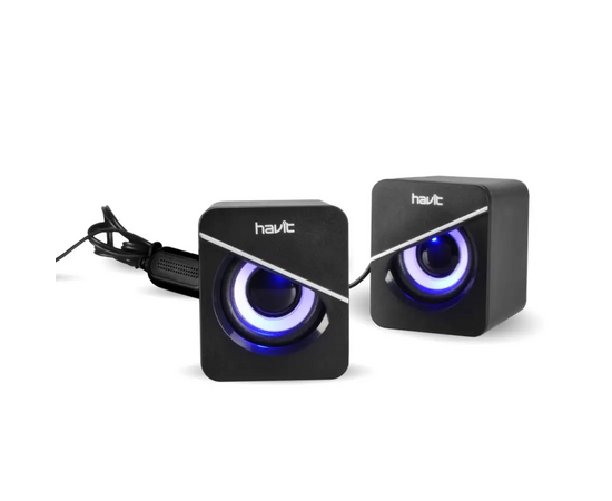  Игровая акустика с подсветкой HAVIT HV-SK717 2.0 USB 6 Вт. 