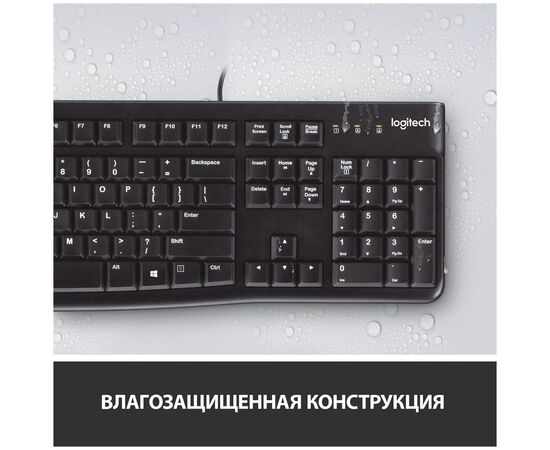  Клавиатура+мышь Logitech MK120 (920-002562) клав:черный мышь:черный/серый USB 