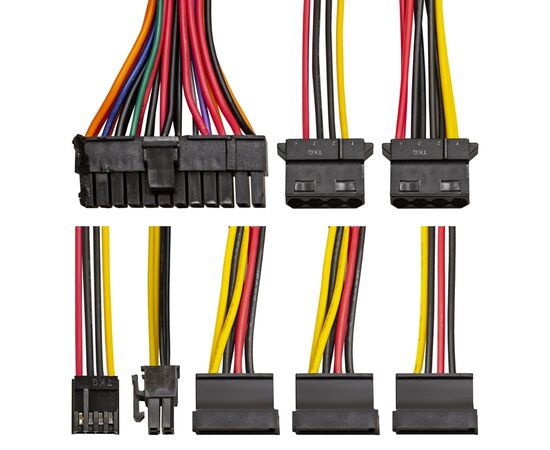  Блок питания ExeGate M500 EX292236RUS 500W (SFX, APFC, КПД 87 (80 Plus Silver), 8cm fan, 24pin, 4+4pin, 3xSATA) 