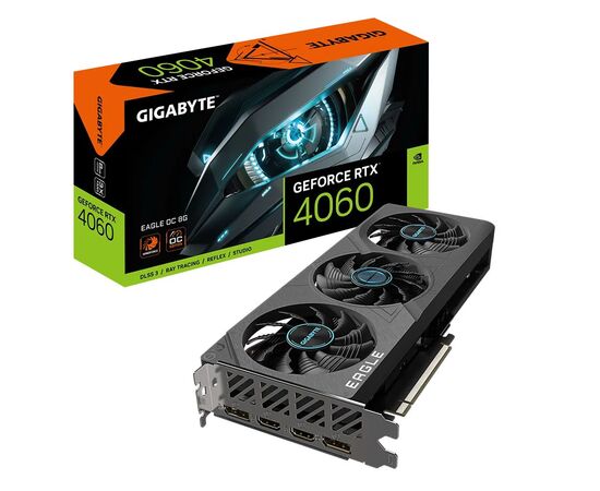 Видеокарта Gigabyte RTX4060 EAGLE OC 8GB (GV-N4060EAGLE OC-8GD) 
