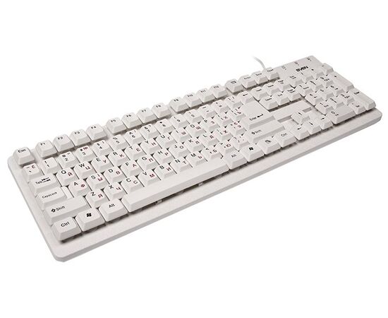  Клавиатура SVEN Standard 301, USB (SV-03100301UW) белый 
