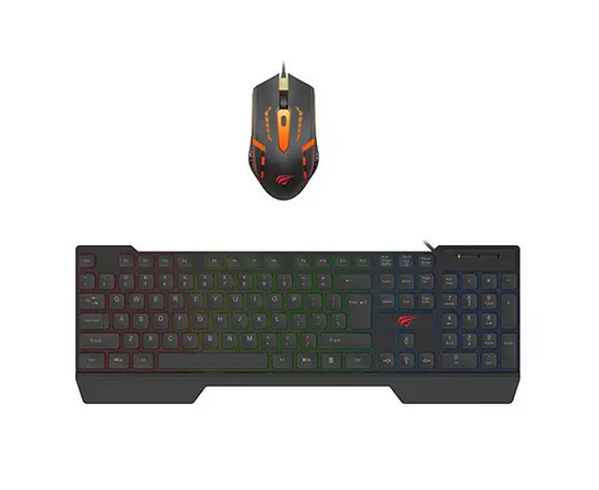  Игровая клавиатура + мышка с подсветкой HAVIT GAMENOTE HV-KB511CM USB Gaming Черная 
