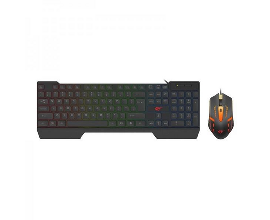  Игровая клавиатура + мышка с подсветкой HAVIT GAMENOTE HV-KB511CM USB Gaming Черная 