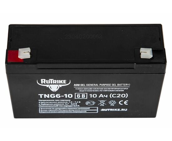  Батарея для ИБП Rutrike TNG6-10 6В 10Ач 
