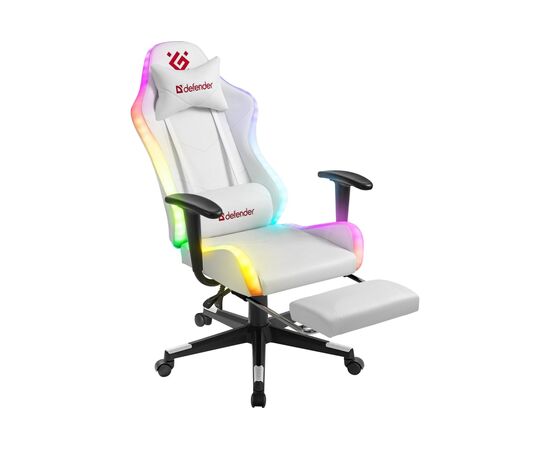  Игровое кресло Defender Watcher RGB Led 64336 White 