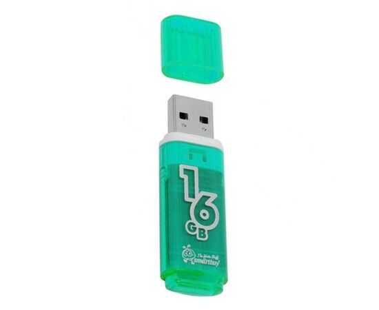  Флэш накопитель USB 16 Гб Smart Buy Glossy (green) (20110) 