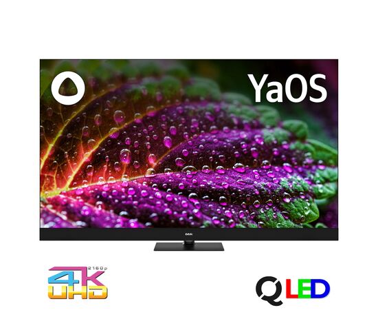  55" Телевизор BBK 55LED-8259/UTS2C (B) черный 3840x2160, 4K Ultra HD, 60 Гц, Wi-Fi, Smart TV, Яндекс.ТВ 