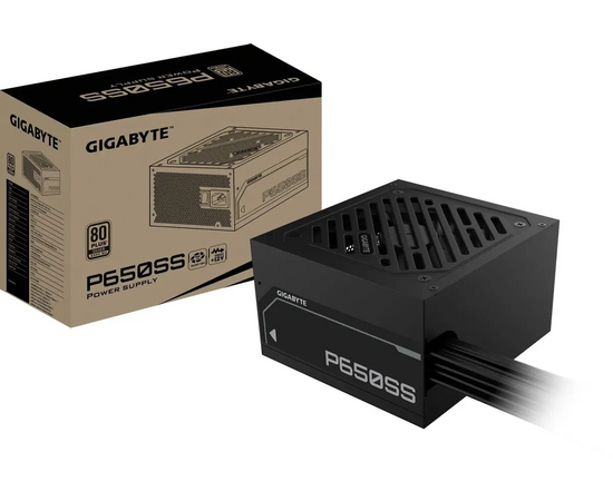  Блок питания Gigabyte GP-P650SS (28200-P65SB-1EUR) ATX 650W 80+ silver (20+4pin) APFC 120mm fan 5xSATA RTL 