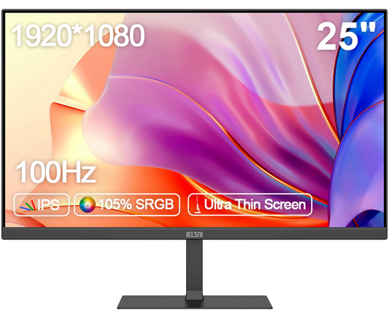  Монитор ELSA EA251Q Black 