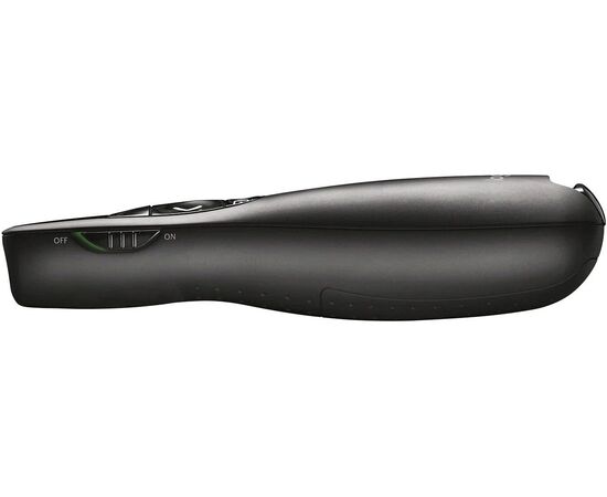  Презентер Logitech R400 (910-004252) черный, 2.4 GHz, USB-ресивер , 5 кнопок, лазерная указка 