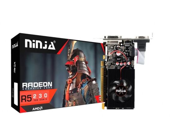  Видеокарта Ninja (Sinotex) R5 230 (160SP) (AFR523013F) 1GB DDR3 64-bit DVI HDMI CRT 
