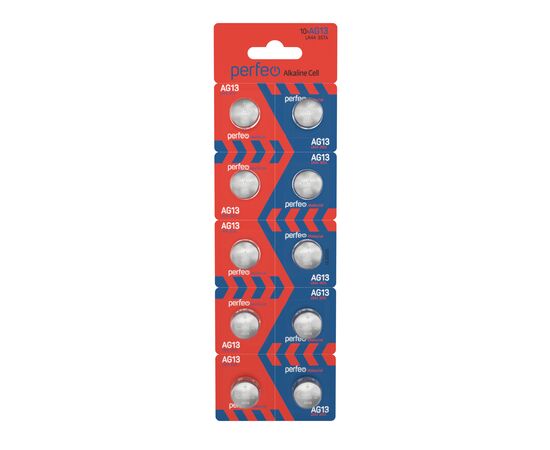  Батарейка Perfeo AG13 LR44/10BL Alkaline Cell 