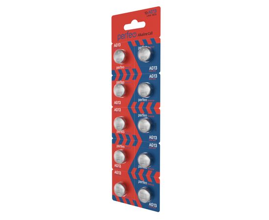  Батарейка Perfeo AG13 LR44/10BL Alkaline Cell 