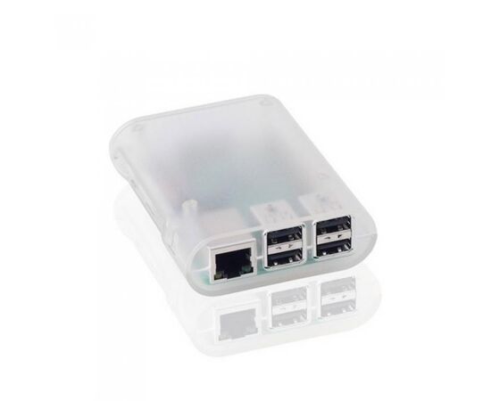  Корпус ACD RA076 Transparent ABS Plastic Injection Molding case with Stripe for Raspberry Pi 3 B 