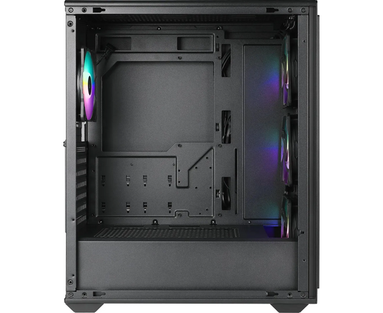  Корпус Azza Forest черный (CSAZ-370 Forest) без БП ATX 4x120mm 2xUSB3.0 audio bott PSU 