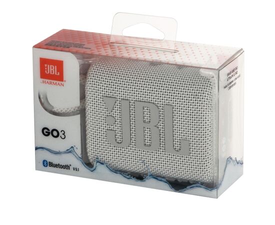  Портативная колонка JBL GO 3 белый (JBLGO3WHT) 