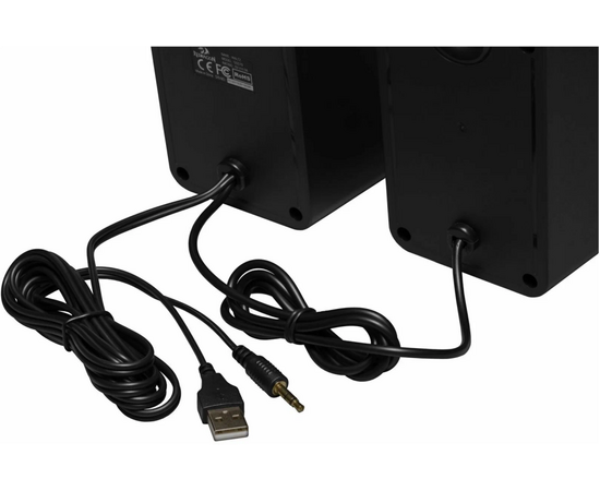  Акустическая система 2.0 DEFENDER Waltz (78144) black USB + 3.5 jack, RGB, 6 Вт. 